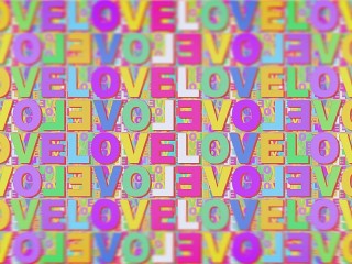 Jigsaw Puzzle «Colorful love»