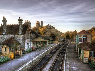 Пазл «Corfe Castle Station»