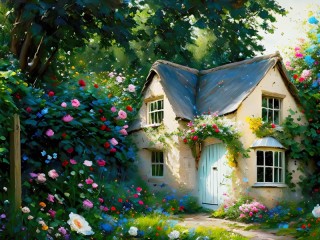Jigsaw Puzzle «country house»