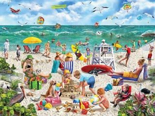 Пазл «День на пляже»