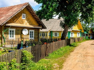 Slagalica «village street»
