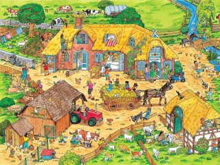 Jigsaw Puzzle «Country life»