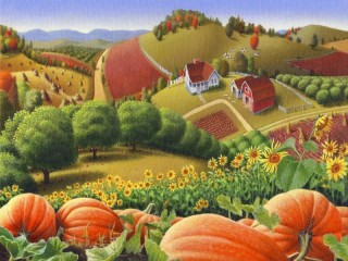 パズル «Rural landscape»