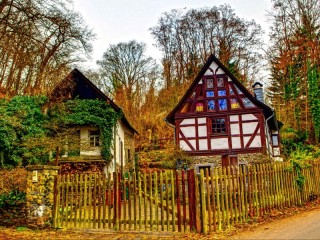 Quebra-cabeça «Village in Germany»