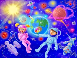 Слагалица «Children in space»