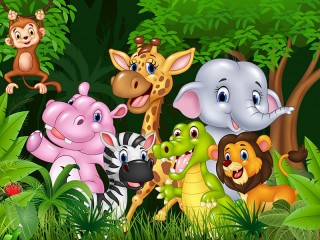 Puzzle «Baby animals»