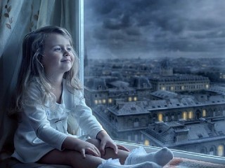 Jigsaw Puzzle «The girl at the window»