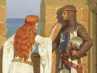 Jigsaw Puzzle «The girl and the knight»