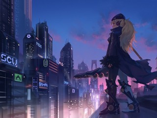 パズル «The girl on the roof»