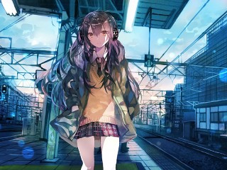 Zagadka «The girl at the station»
