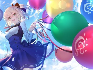 パズル «Girl with balloons»