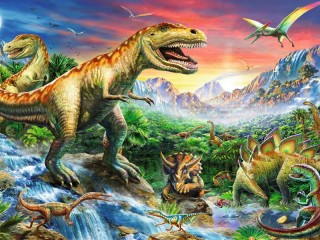 Puzzle «Dinosaurs»