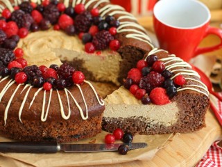 Пазл «Долька ягодного пирога»