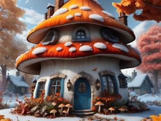 Rompicapo «Fly agaric house»