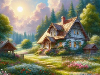 Puzzle «House on the edge»
