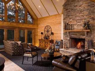 Jigsaw Puzzle «House with fireplace»