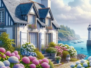 Bulmaca «House by the sea»