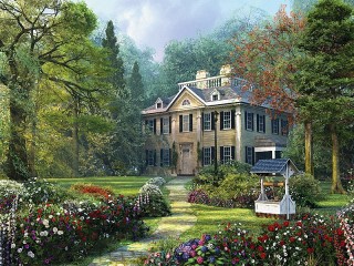 Jigsaw Puzzle «House in the woods»
