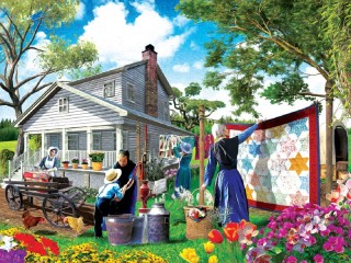 Jigsaw Puzzle «household chores»