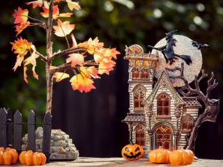 Пазл «Домик на хеллоуин»