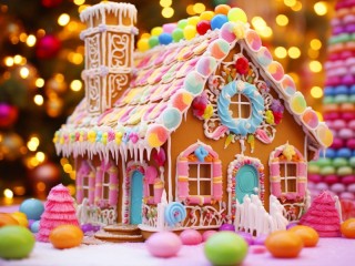 Слагалица «Gingerbread house»