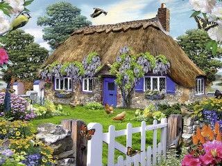 Jigsaw Puzzle «House in country»