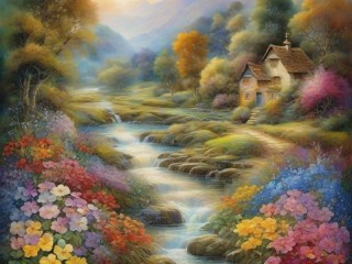 Puzzle «House in the forest»