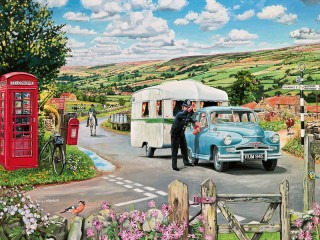 Jigsaw Puzzle «Road policeman»
