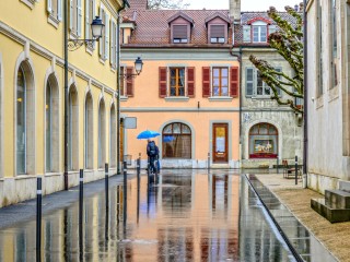 Puzzle «Rain in Geneva»