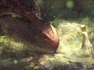 Слагалица «The dragon and the girl»