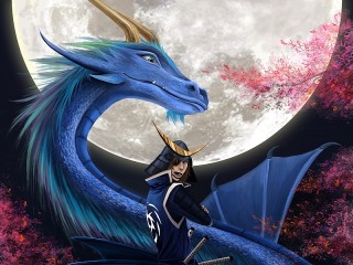 Jigsaw Puzzle «The dragon and the samurai»