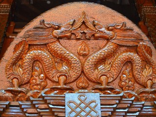 Пазл «Dragons on the pagoda»