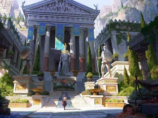 パズル «Ancient Greek temple»