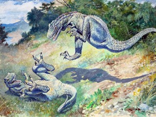 Пазл «Дриптозавры»