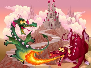 パズル «two dragons»