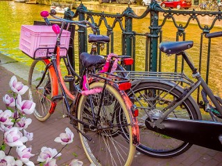 Jigsaw Puzzle «Two bicycles»