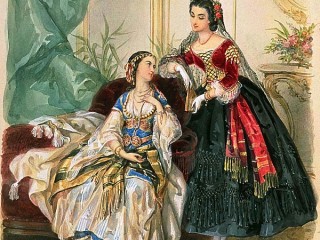 Jigsaw Puzzle «Two ladies»