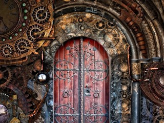 Jigsaw Puzzle «The door of time»