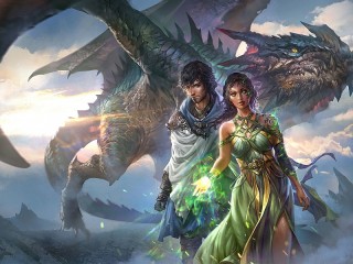 Jigsaw Puzzle «Two and dragon»