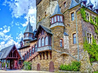 Quebra-cabeça «castle courtyard»
