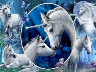 Puzzle «Unicorns»