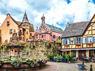Jigsaw Puzzle «Eguisheim France»