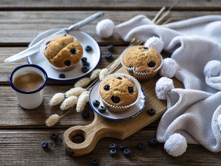 Jigsaw Puzzle «Espresso and muffins»