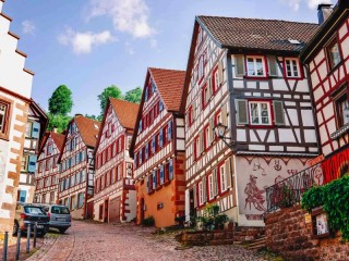 Puzzle «half-timbered houses»