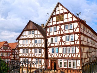 Quebra-cabeça «Half-timbered houses»