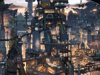 Jigsaw Puzzle «Fantastic city»