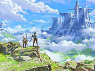 Puzzle «Fantasy landscape»