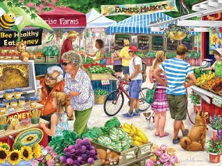 Puzzle «Farmer's market»