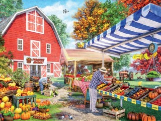 Quebra-cabeça «farmers market»