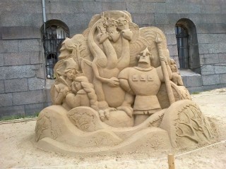 Quebra-cabeça «figures from the sand»